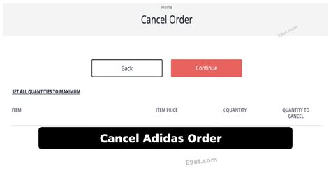 cancelar pedido adidas